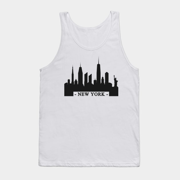 Famous City Tees - New York Tank Top by marko.vucilovski@gmail.com